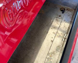 Got the Coca-Cola cooler out today! She is a beauty! Take a look at pictures from all sides!