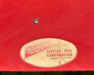 Great Vintage MILWAUKEE Electric Tool Company Generator! Briggs and Stratton Motor!