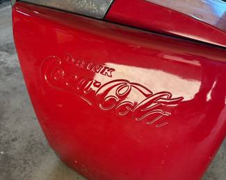 Got the Coca-Cola cooler out today! She is a beauty! Take a look at pictures from all sides!