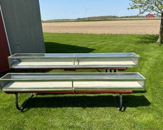 Two OUTSTANDING Ford Motor Company Dealership Display Cabinets!