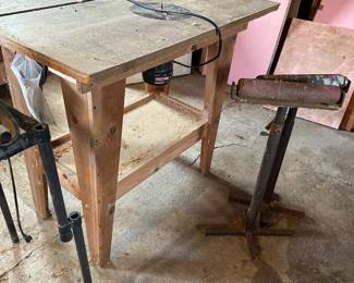 Some rollers and a nice workbench