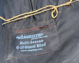 This is pretty self-explanatory a G10 ground blind