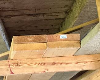 There is lots of lumber ~ many sizes and lengths! Most still have the UPC code on the end!