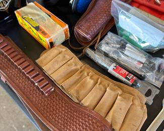 We do have a few gun related accessories, but there are no guns in the sale!