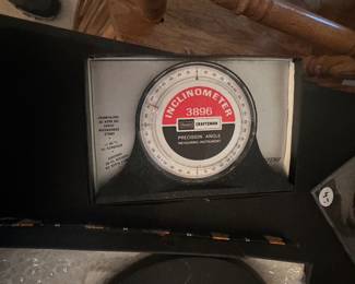 A very nice vintage Sears craftsman inclinometer
