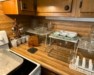 Pyrex baking dishes