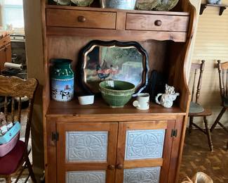 Wonderful Pie Safe hutch