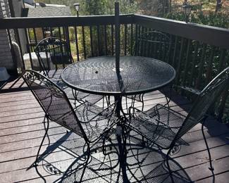 Wrought Iron Patio Set