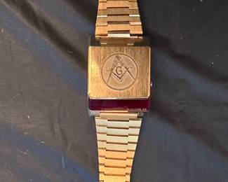 Vintage Masonic Bulova Watch
