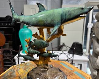 Bronze Ocean Sculpture Orlando Estate Auction