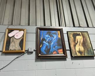 Signed Nude Artwork Orlando Estate Auction