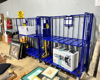 Metal Shelving on Wheels, AC Units, Vacuum and Artwork Orlando