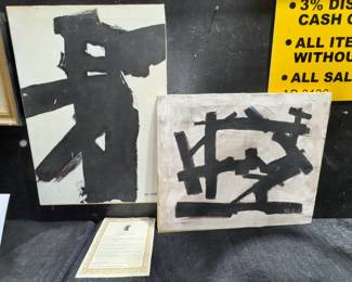 KLine Oil on Canvas Artwork Orlando Estate Auction
