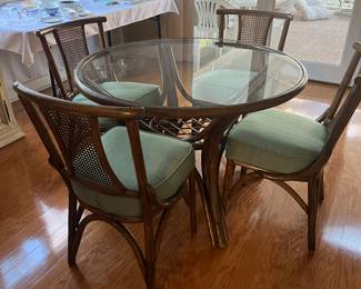 Rattan Table & Chairs