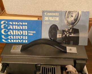Vintage Canon movie camera and original box and paperwork