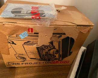 Vintage Canon movie camera with original box and paperwork