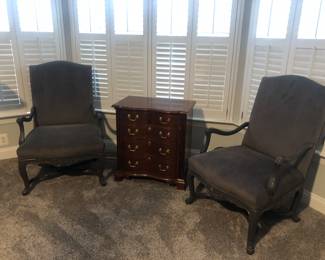 Queen Anne Arm Chairs
