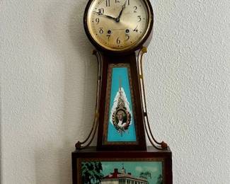 Seth Thomas George Washington Mt. Rushmore Clock