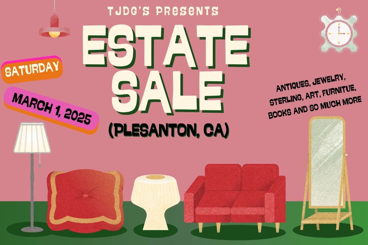 Green Bold Illustrative Yard Sale Sign
