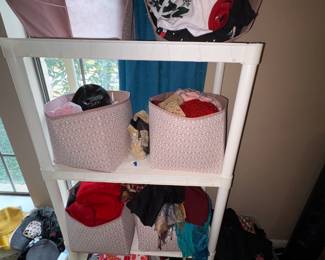 Scarves, hats, clothes