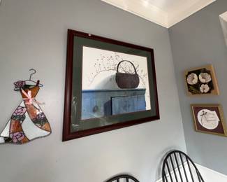 Framed Pauline Eble Campanelli Wild Rose Berries