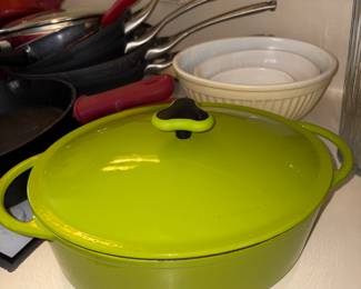 cast Iron oval stock pot