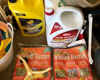 Weed barrier bags and outdoor supplies