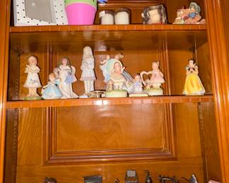 Metal Pencil Sharpeners and More, Variety of Little Girl Figurines, Joseph Originals