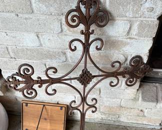 Wrought iron cross
