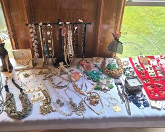 Large variety if Jewerly- Pins, Necklaces, Earrings