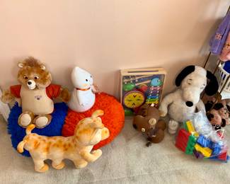 More Teddy Ruxpin and Grubby Talking Toys