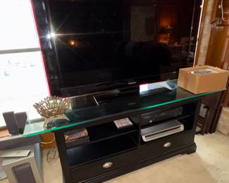 Television (tv sold) and Stand,