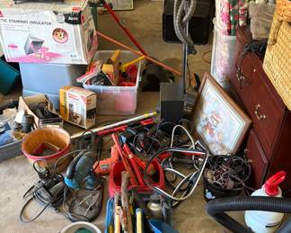 Tools, attic installation , garage