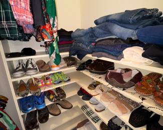 More shoes, Jeans, Sweaters