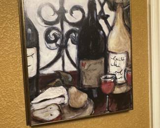 Framed giclee artwork
