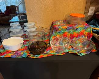 PYREX and glass bakeware