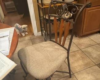 Wrought Iron dining chairs