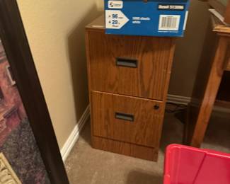 Metal file cabinet