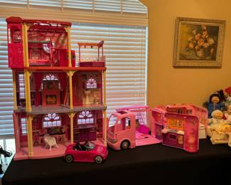 Barbie playhouses