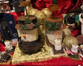 Fun folk Christmas decor