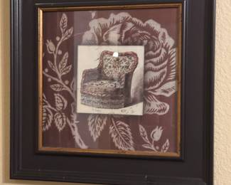 Framed artwork