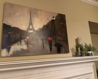 Giclee Paris street scene artwork