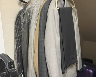 Men's suits and sports coats