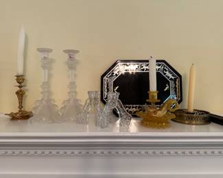 antique candle sticks