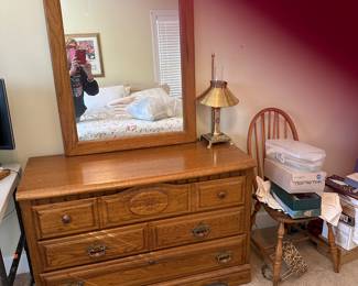 Mid- Century Solid Maple dresser ca 1960