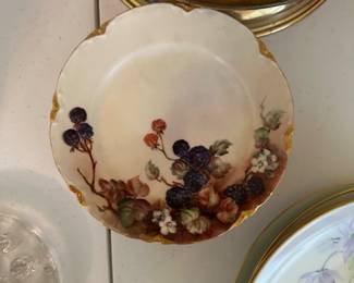 set of 4 Limoges luncheom plates