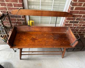 Antique 19th Century Rustic Farmhouse  Buggy Seat Benche