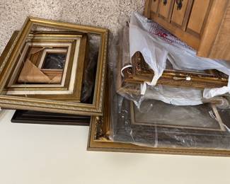 Asorted gold leaf artist frames