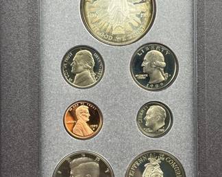 1989 Silver Dollar Prestige Proof Coin Set, US
