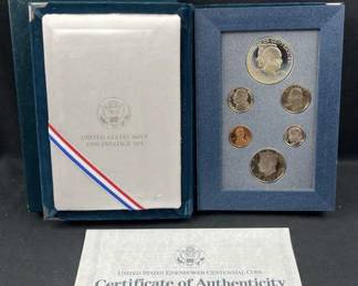 1990 Silver Dollar Prestige Proof Coin Set, US